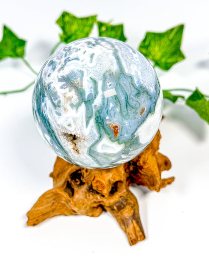 Moss Agate Sphere (58A)