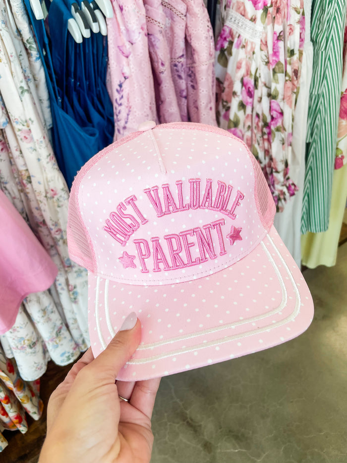Most Valuable Parent Polka Dot Hat