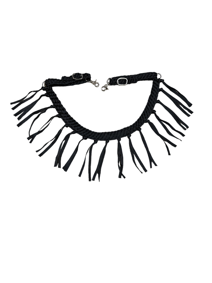 Mule tape horse tripping collar black.