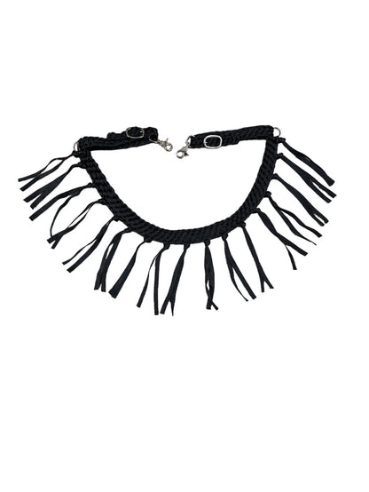 Mule tape horse tripping collar black.