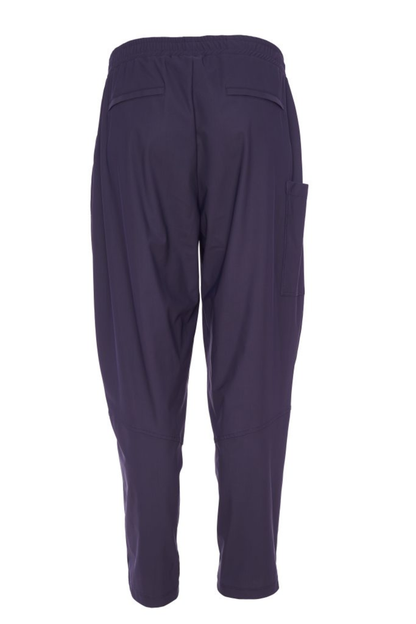 Black Naya pull-up trousers with a slim leg, stretch fabric and patch pockets. Comfortable, flattering and easy to wear. Shop now at Dotique.
