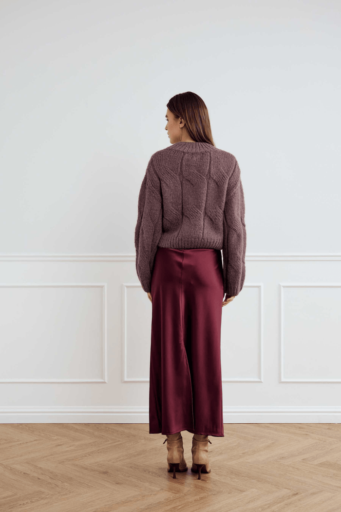 Noella 13780001 Lynx Knit Jumper Morel Brown - Dotique - Noella