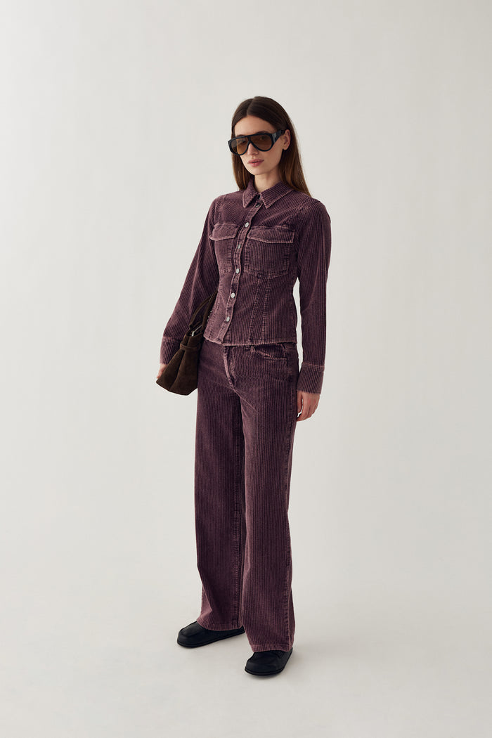 Noella N-Laela Shirt Winter Bloom Wash worn by a model by Noella. Shop Noella at Dotique