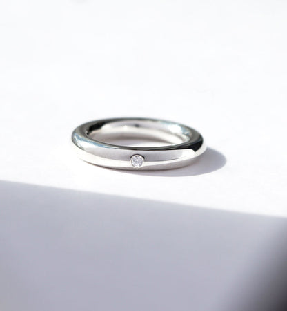 Noelle Star Diamantring, En diamant | 925 silver