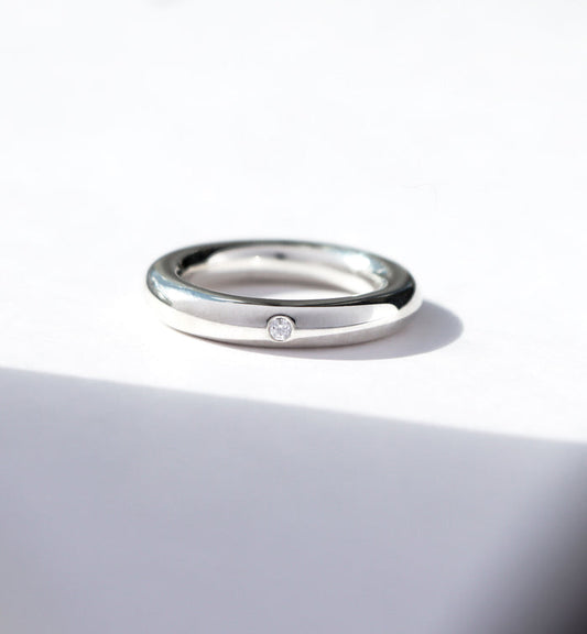 Noelle Star Diamantring, En diamant | 925 silver