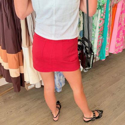 Nora Skirt (Red)