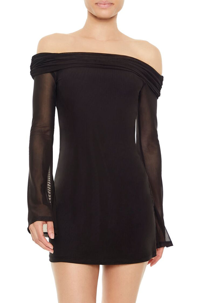 Off-the-Shoulder Mini Dress