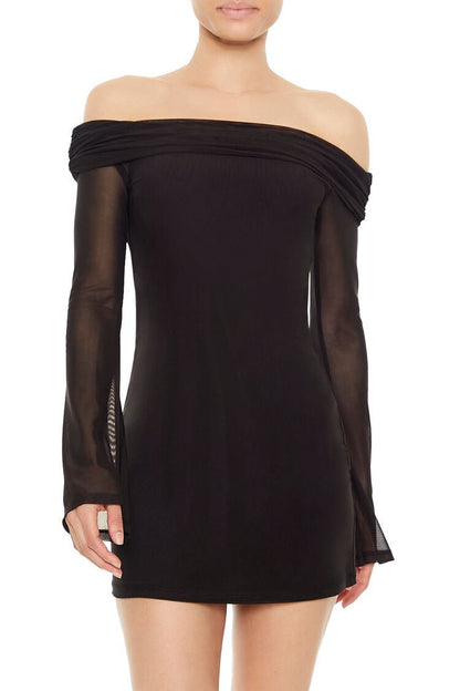 Off-the-Shoulder Mini Dress