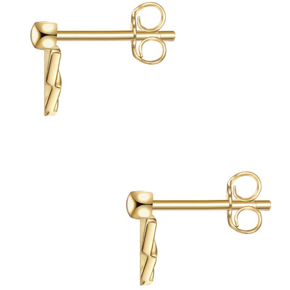 Ohrstecker FÄCHER gelbgold