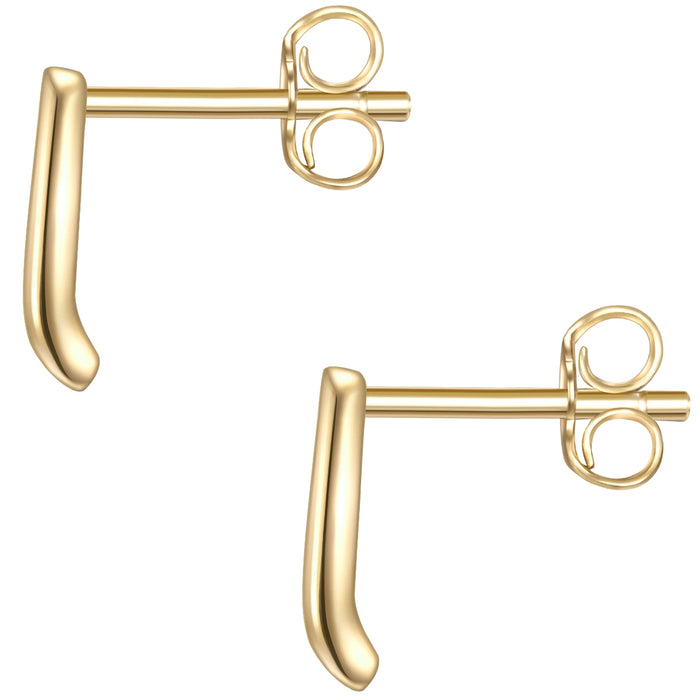 Ohrstecker gold Dreieck offen