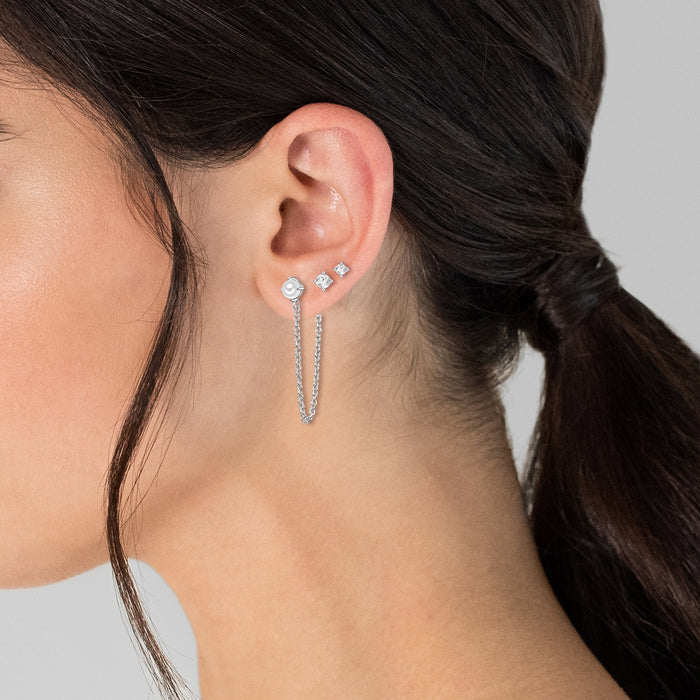 Ohrstecker Set 3er silber