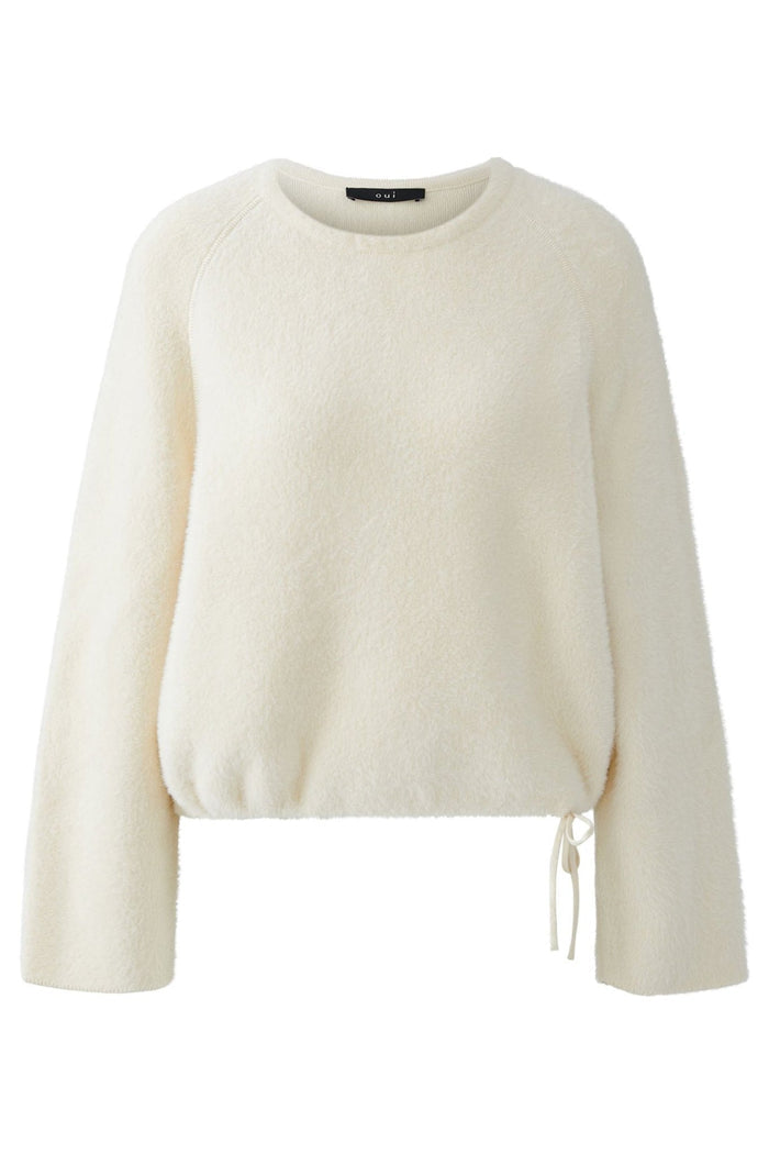 White sweater on a white background