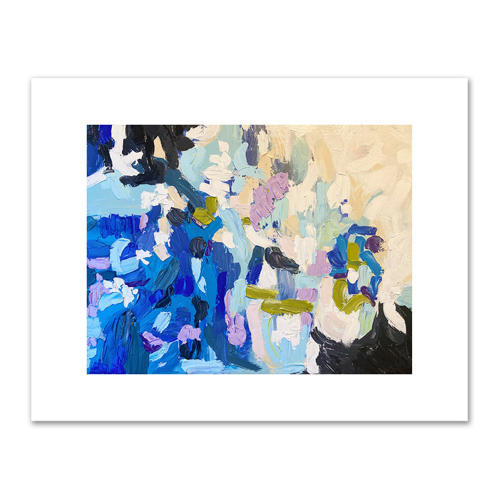 Brittany Bruce, Pallet Knife in color #2 - Blue, 2020, Private Collection, Â© Brittany Bruce. Fine Art Prints in various sizes by Museums.Co