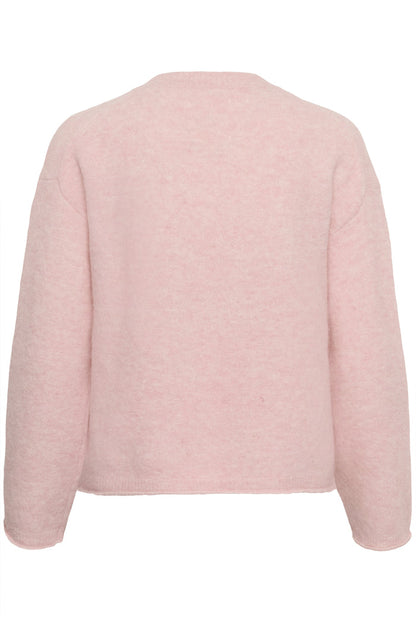 Part Two ChanillaPW Jumper Light Pink Melange 30310842 back view Shop Part Two at Dotique