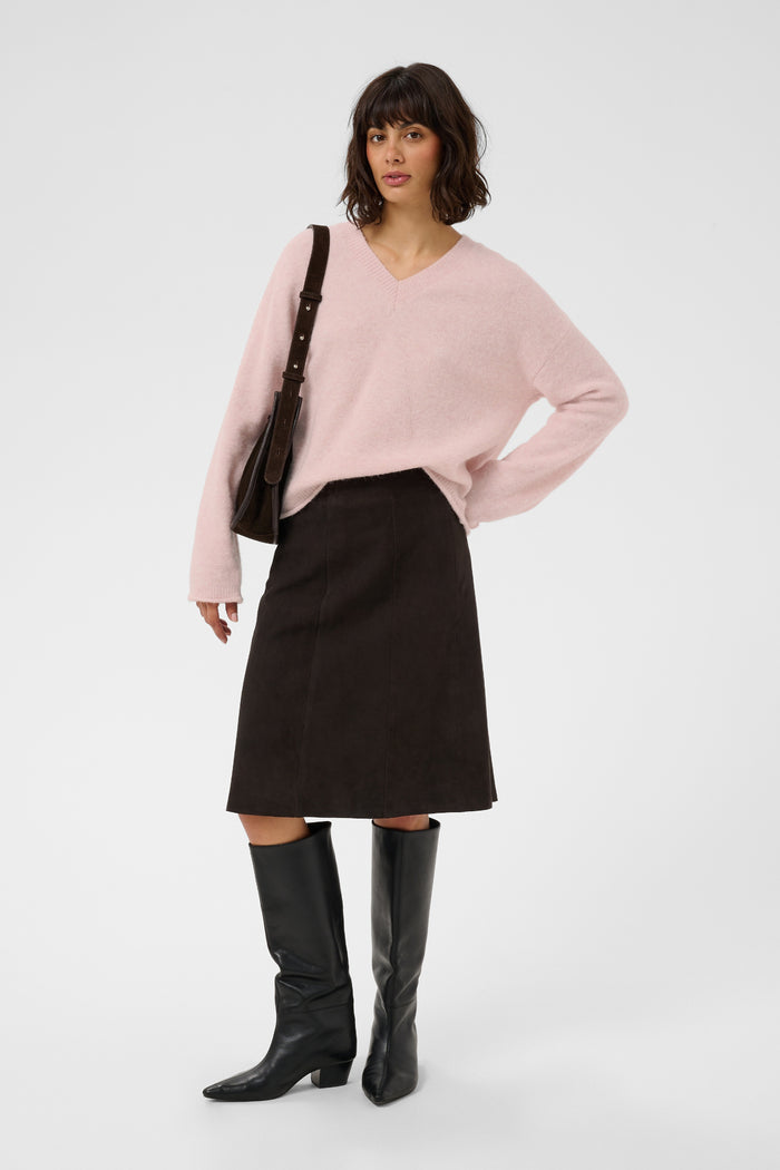 Part Two ChanillaPW Jumper Light Pink Melange 30310842 on model Shop Part Two at Dotique