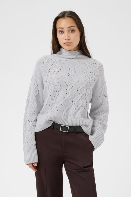 Part Two CharnelPW Jumper Grey Dawn 30310779 on model Shop Part Two at Dotique