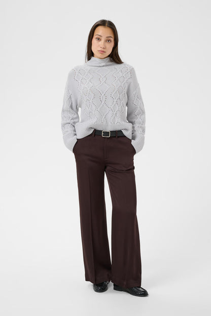 Model wearing Part Two CharnelPW Jumper Grey Dawn 30310779 Shop Part Two at Dotique