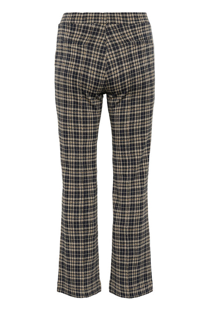 Part Two PontasPW Trousers Dark Navy Check 30305506 front view Shop Part Two at Dotique