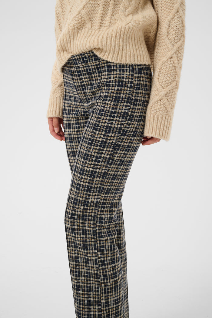 Part Two PontasPW Trousers Dark Navy Check 30305506 on model Shop Part Two at Dotique