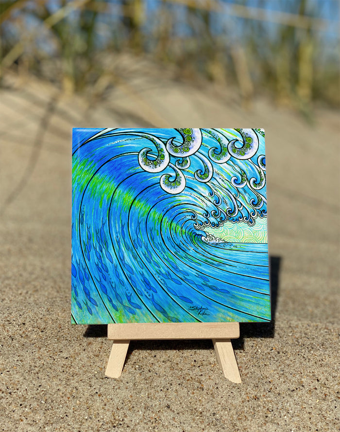 Party Wave Ceramic Tile