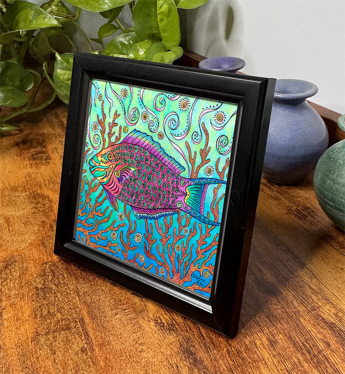 Party Wave Framed Art