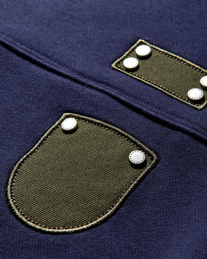 AFB Patched Sweat Shirts Navy Sweatshirts Crewneck PTCHSWT NAVY