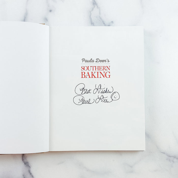 Paula Deen's Southern Baking Autographed Cookbook