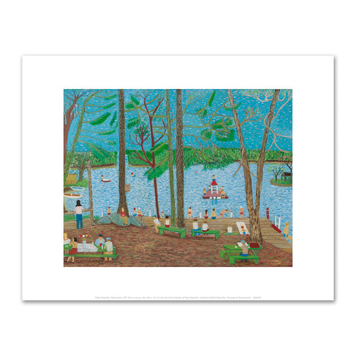 Ralph Fasanella, Peach Lake, 1977, Collection of Marc Fasanella, Â© Estate of Ralph Fasanella. Fine Art Prints in various sizes by Museums.Co