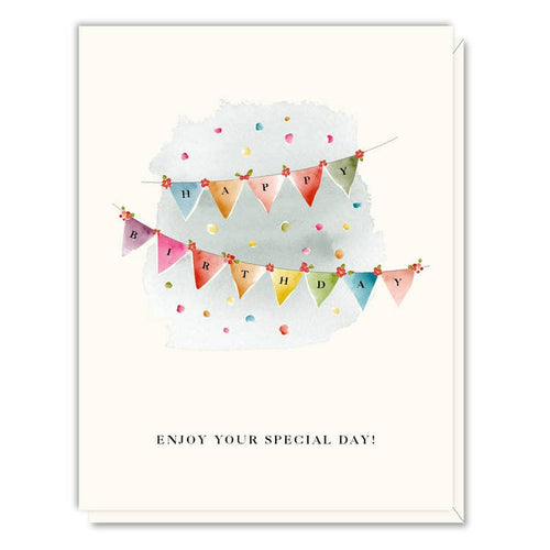 Pennants Birthday Card
