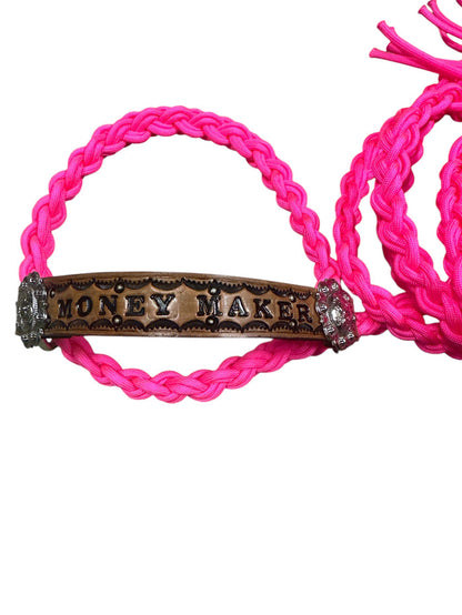 Personalized goat halter - Tiffanys Braided Tack LLC