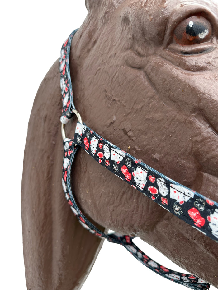 PERSONALIZED Vegas Gambler nylon horse halter