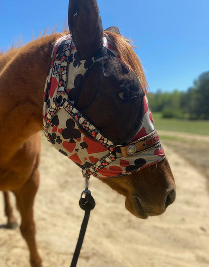 PERSONALIZED Vegas Gambler nylon horse halter