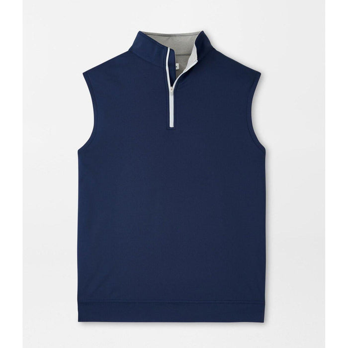 Peter Millar Galway Stretch Loop Terry Quarter-Zip Vest