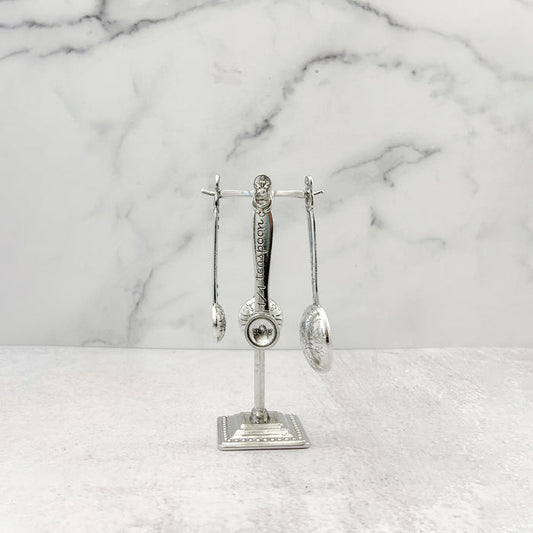 Pewter Measuring Spoons w/post