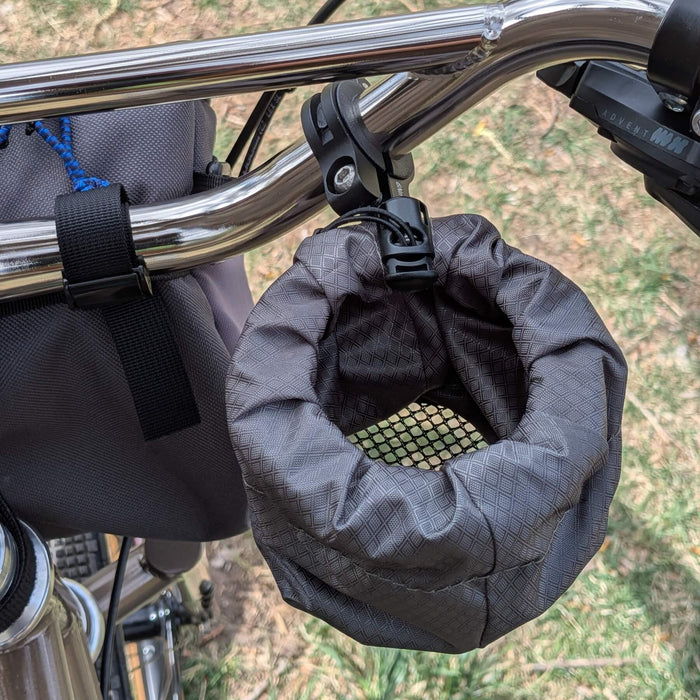 Pewter Pan | Shock-Absorbing Bike Cup Holder