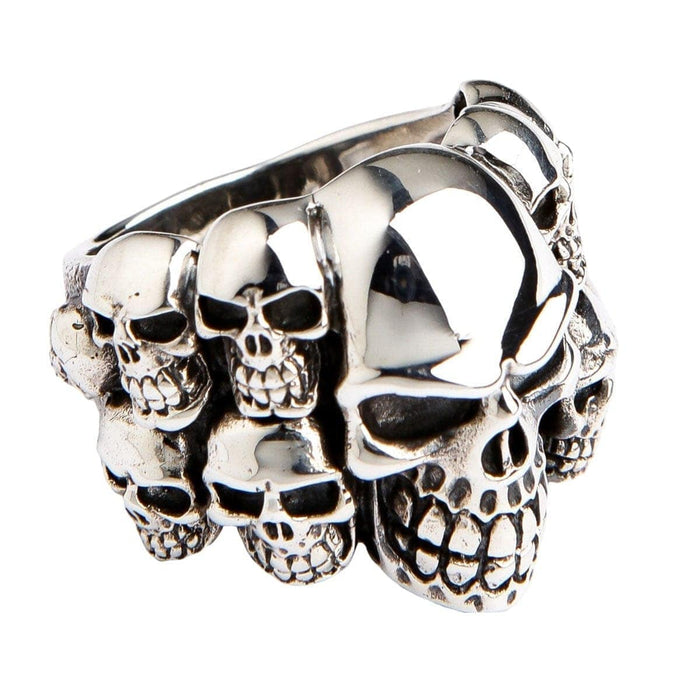 another side view of phantom biker jewelry