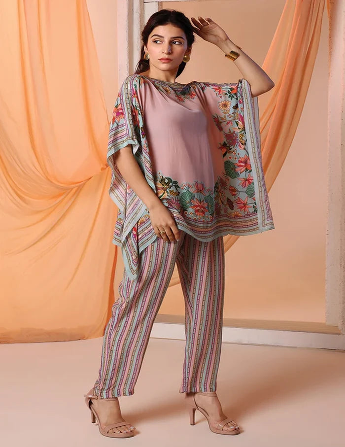 Pink Arani Kafan Set