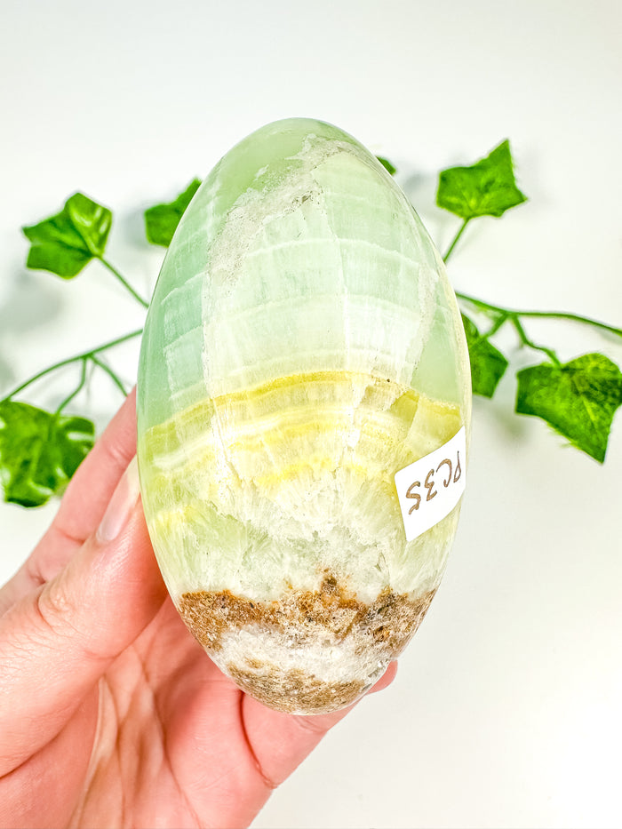 Pistachio Calcite Shiva (PC35)