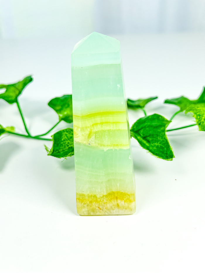 Pistachio Calcite Tower (PC30)