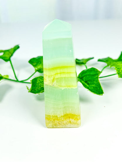 Pistachio Calcite Tower (PC30)