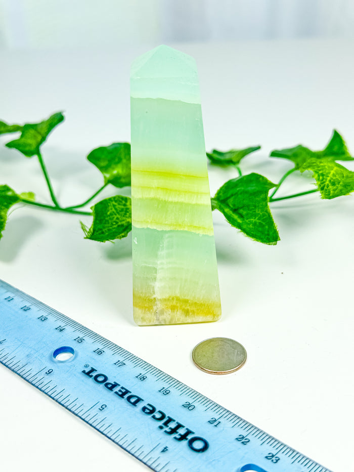 Pistachio Calcite Tower (PC30)