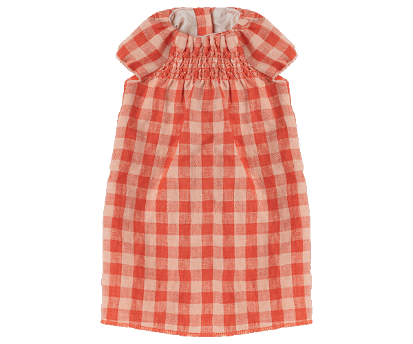 Plaid Dress, Size 5 - Red