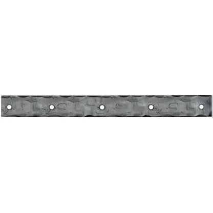 Plain Straight Iron Garage Door Dummy Hinge Strap - Old West Iron