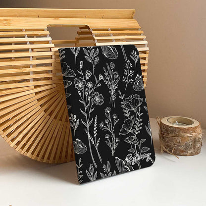 Plant Pencilwork iPad Case - Black