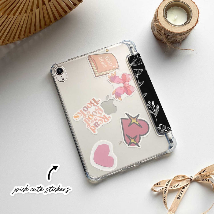 Plant Pencilwork iPad Case - Black