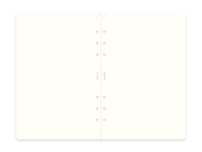 PLOTTER Refill Memo Pad Plain - A5 Size