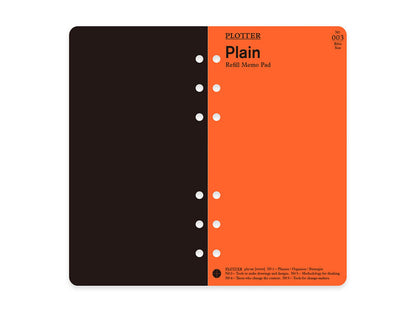 PLOTTER Refill Memo Pad Plain - Bible Size