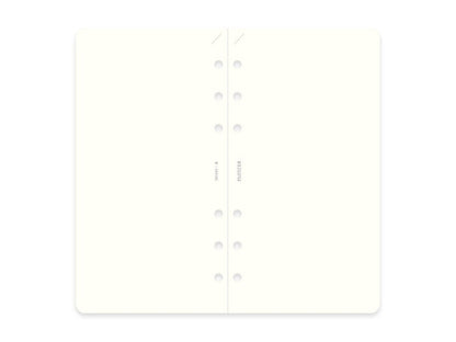 PLOTTER Refill Memo Pad Plain - Bible Size