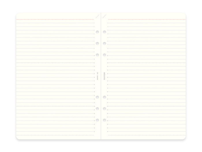 PLOTTER Refill Memo Pad Ruled - A5 Size