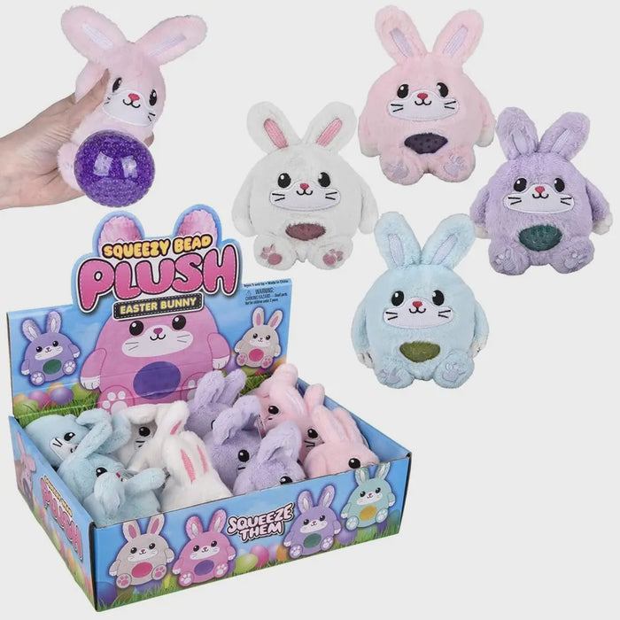 Plush Easter Bunny Squeezy Bead